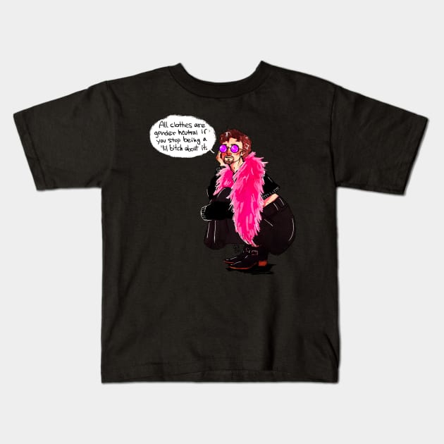 GENDER NEUTRAL CLOTHES Kids T-Shirt by giuliarenzi